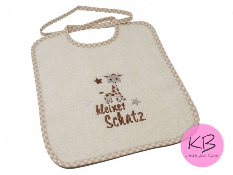 Lätzchen Zum Binden Mit Namen Und Motiv Giraffe, Babylätzchen Personalisiert, Kleines Geschenk Zur Geburt, Latz Für Baby, Taufgeschenk von Etsy - CreateyourCover