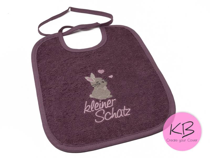 Lätzchen Zum Binden Mit Namen Und Motiv Häschen Hase, Geschenk Zur Taufe, Babylätzchen Personalisiert, Geburt, Babyparty von Etsy - CreateyourCover