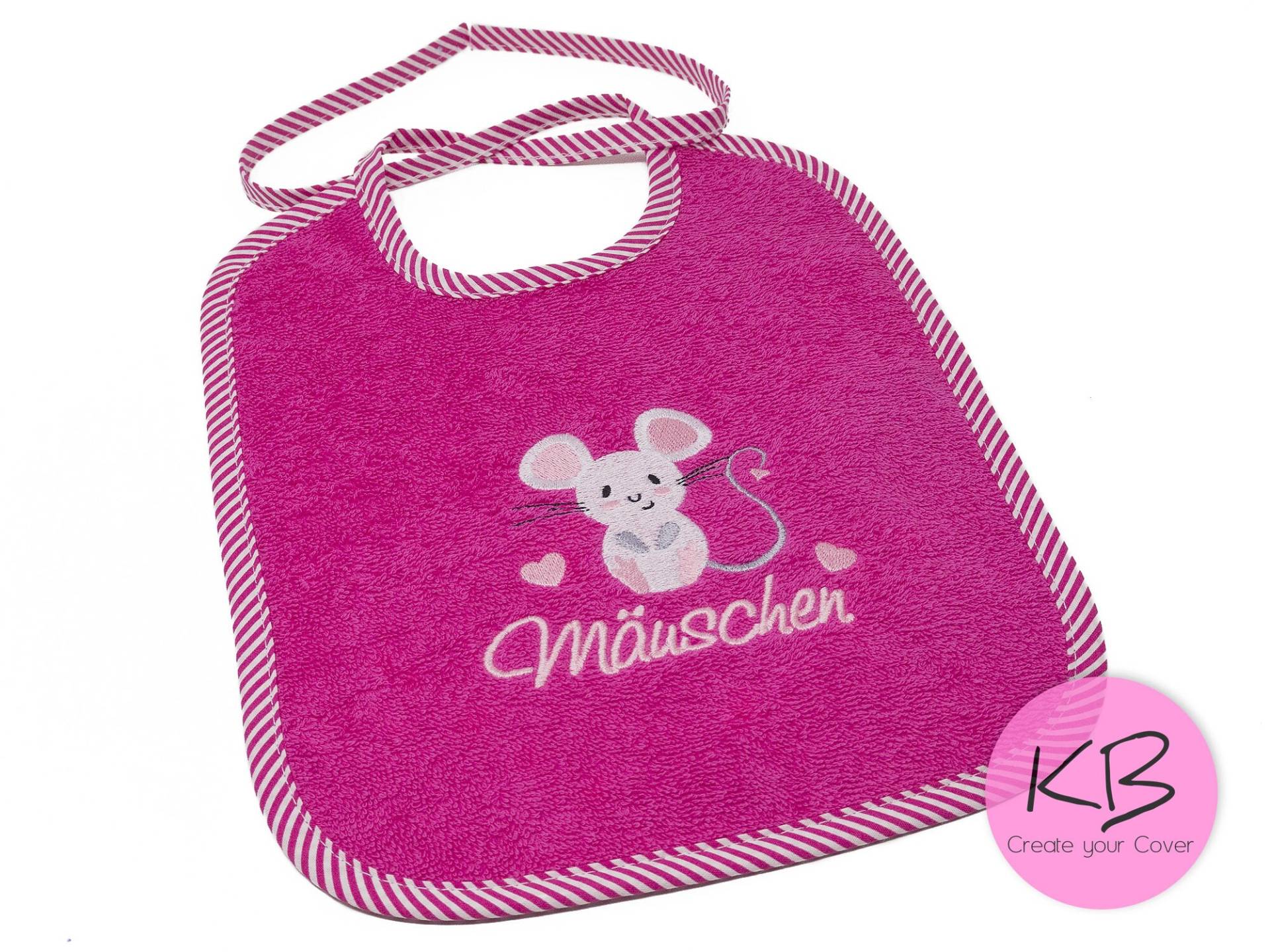 Lätzchen Zum Binden Mit Namen Und Motiv Maus, Geschenk Zur Geburt, Taufgeschenk, Babyparty, Personalisiert, Babylätzchen von Etsy - CreateyourCover