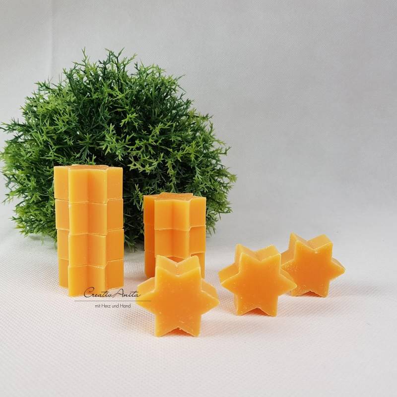 10 St. Sterne Seifensterne Orange Guest Gifts Sheep's Milk Soap - Christmas von Etsy - CreativAnita