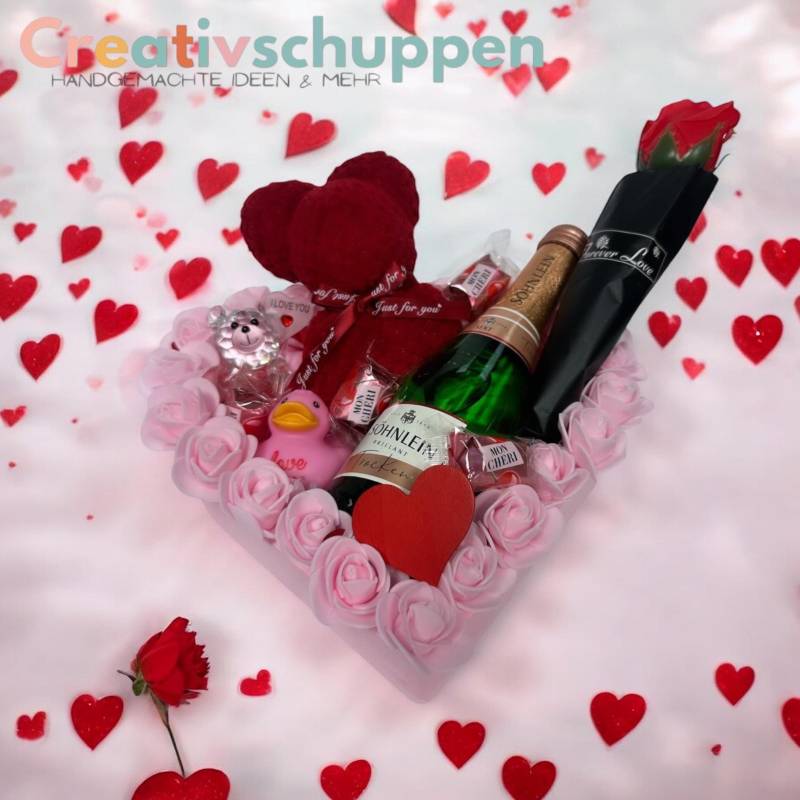 Valentinstag Herz Muttertag Geschenkset Liebe Rosen Geschenk Artikel-Nr0210 von Etsy - Creativschuppen