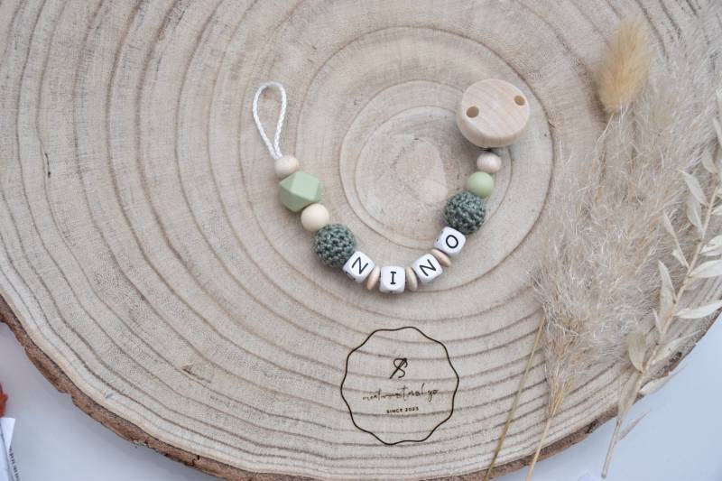 Schnullerkette Personalisiert von Etsy - Creativsistershop