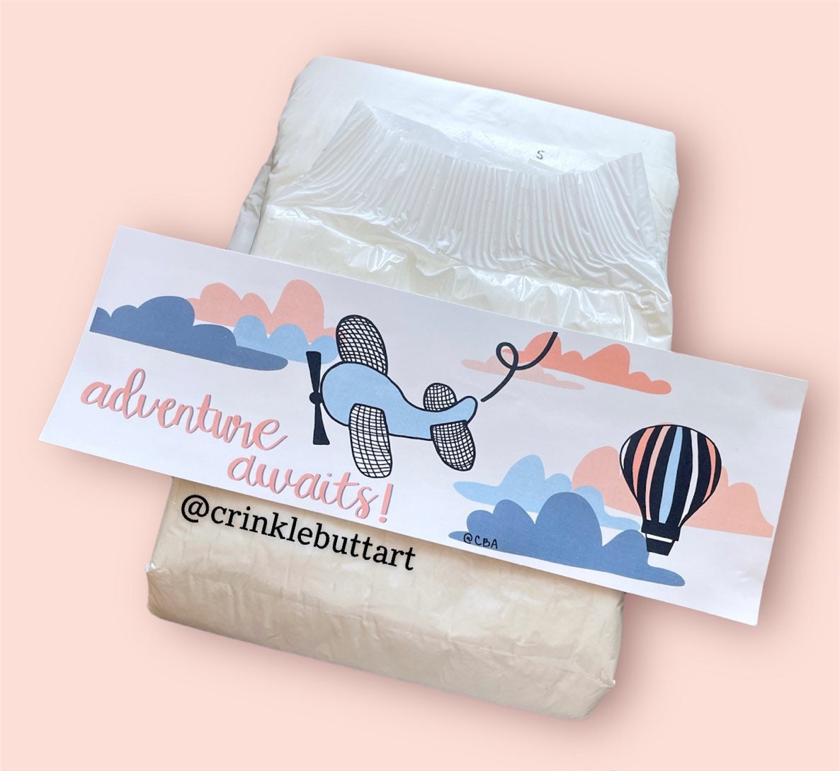 "Abdl-Tape "Adventure Awaits" von Etsy - CrinkleButtArt