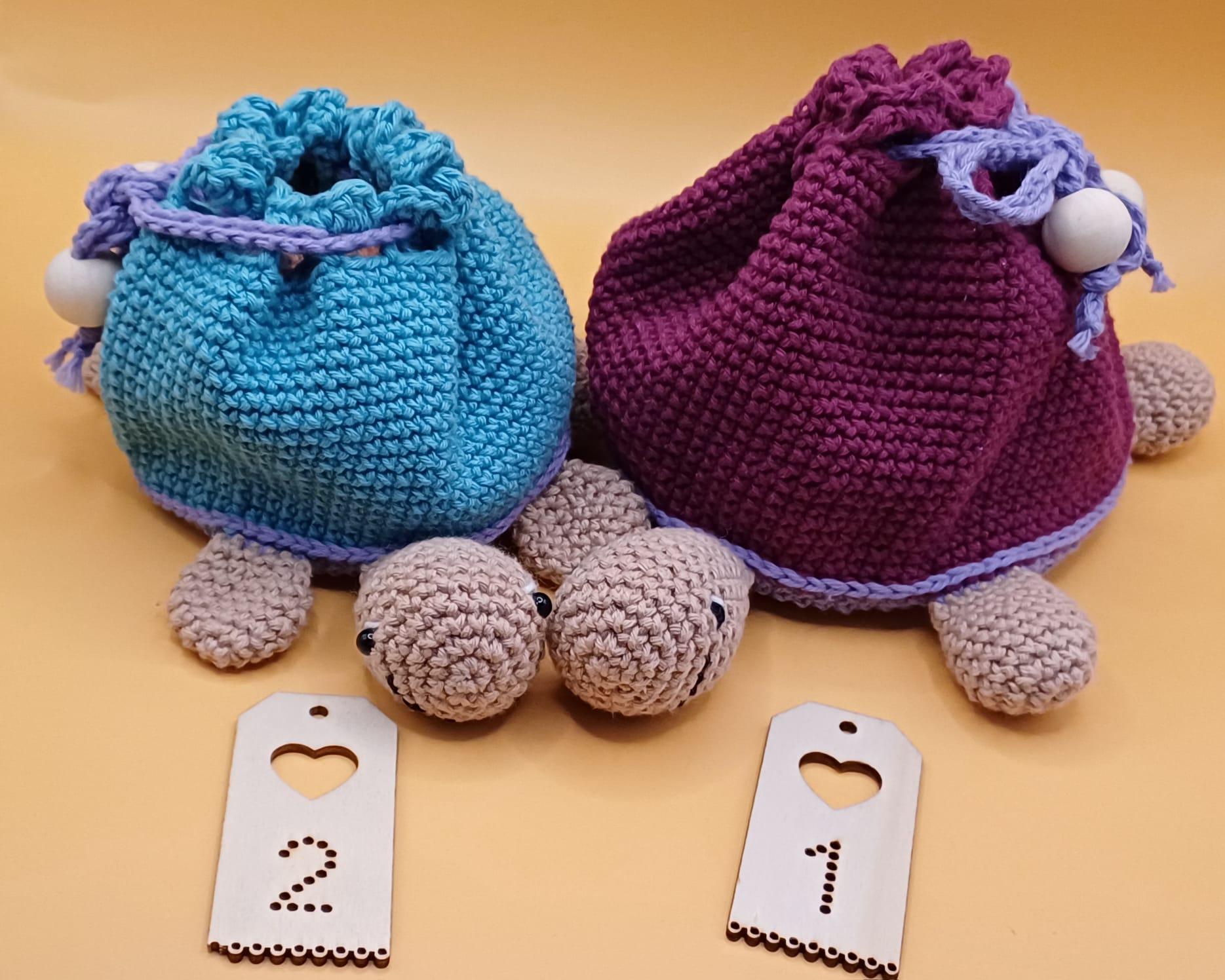 Schildkröte, Täschchen von Etsy - CrocheUndCo