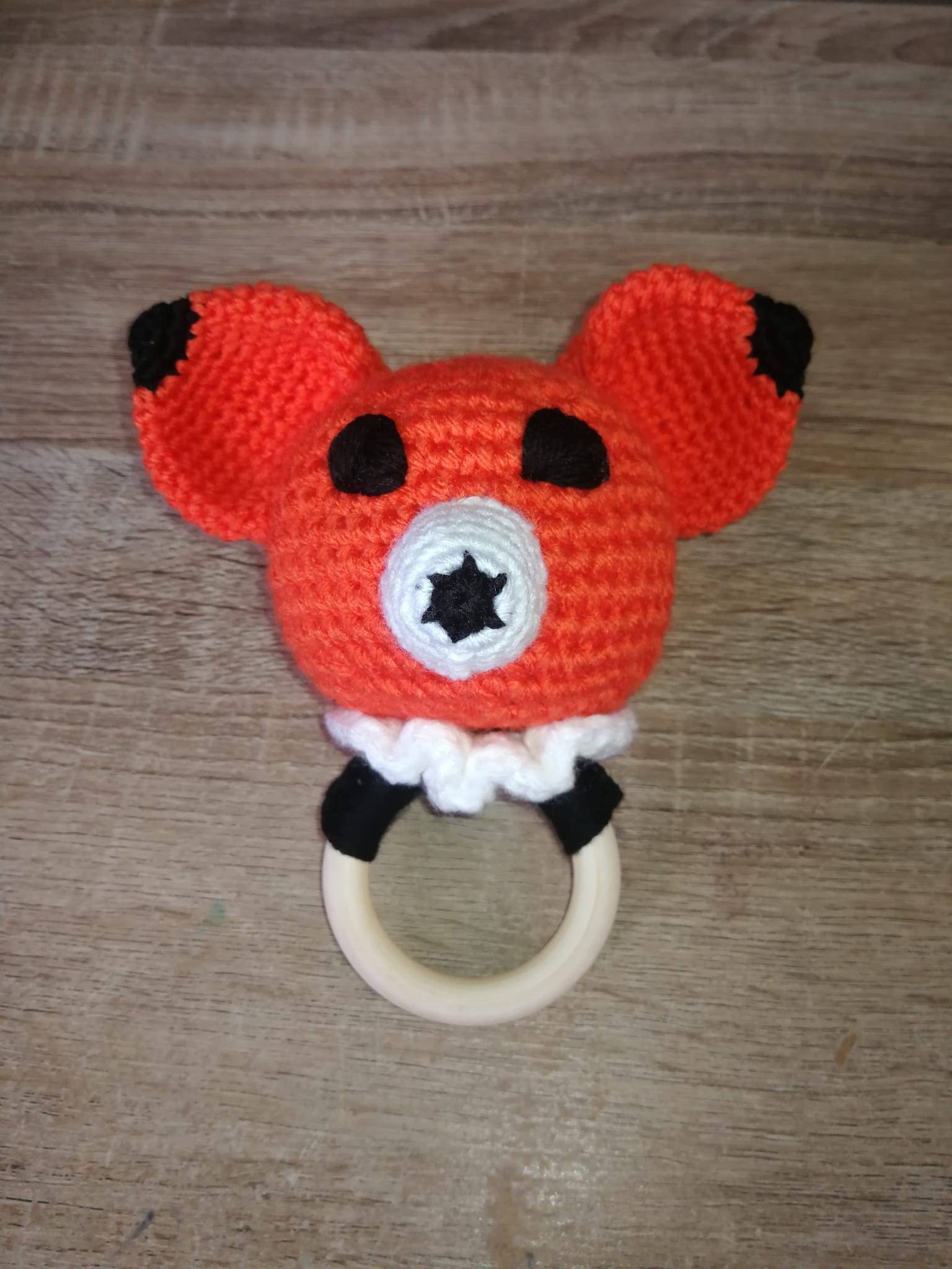 Gehäkelter Fuchs Beißring von Etsy - CrochetedCarol