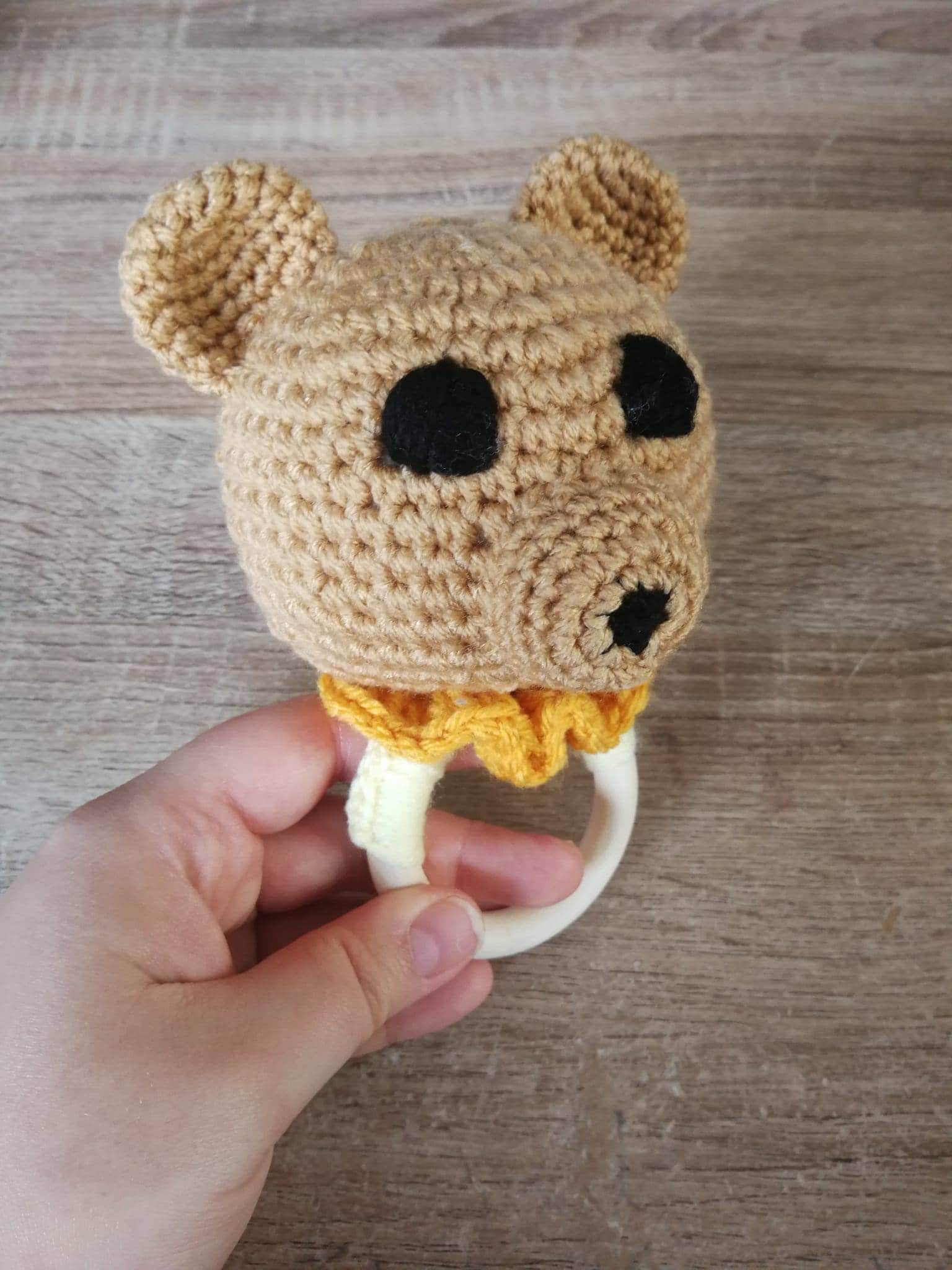 Gehäkelter Teddybär Beißring von Etsy - CrochetedCarol