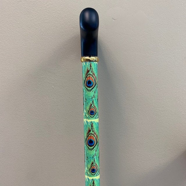 Pfauenfeder Custom Gehstock Verstellbar Aluminium Pfauenfeder Custom Gehstock Verstellbar Aluminium von Etsy - CustomCanesByKirk