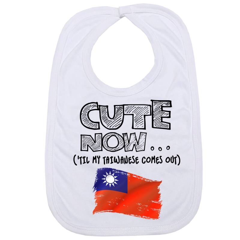 Jetzt Cute ... | 'til My Taiwanese Comes Out Säuglings-Baby-Fütterungs-Lätzchen Mit Flagge Von Taiwan von Etsy - CuteNowBabyGear