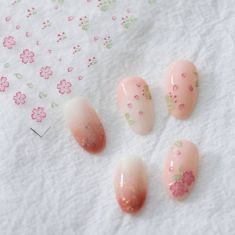 Blumen Nagel Aufkleber, Aufkleber Kunst, Nageldesign Nail Art Kawaii Diy Nägel von Etsy - DIYDesignerArt