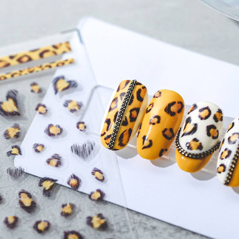 Leoparden Nagelsticker, Nagelabziehbilder, Nagelabziehbild-Kunst, Nageldesignkunst, Diy Nägel von Etsy - DIYDesignerArt