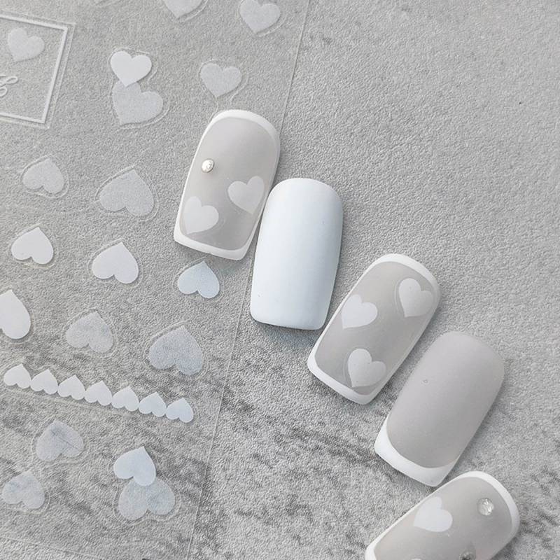 Nagel Aufkleber, Herz Nageldesigner Nagelsticker, Kunst, Diy Nägel von Etsy - DIYDesignerArt