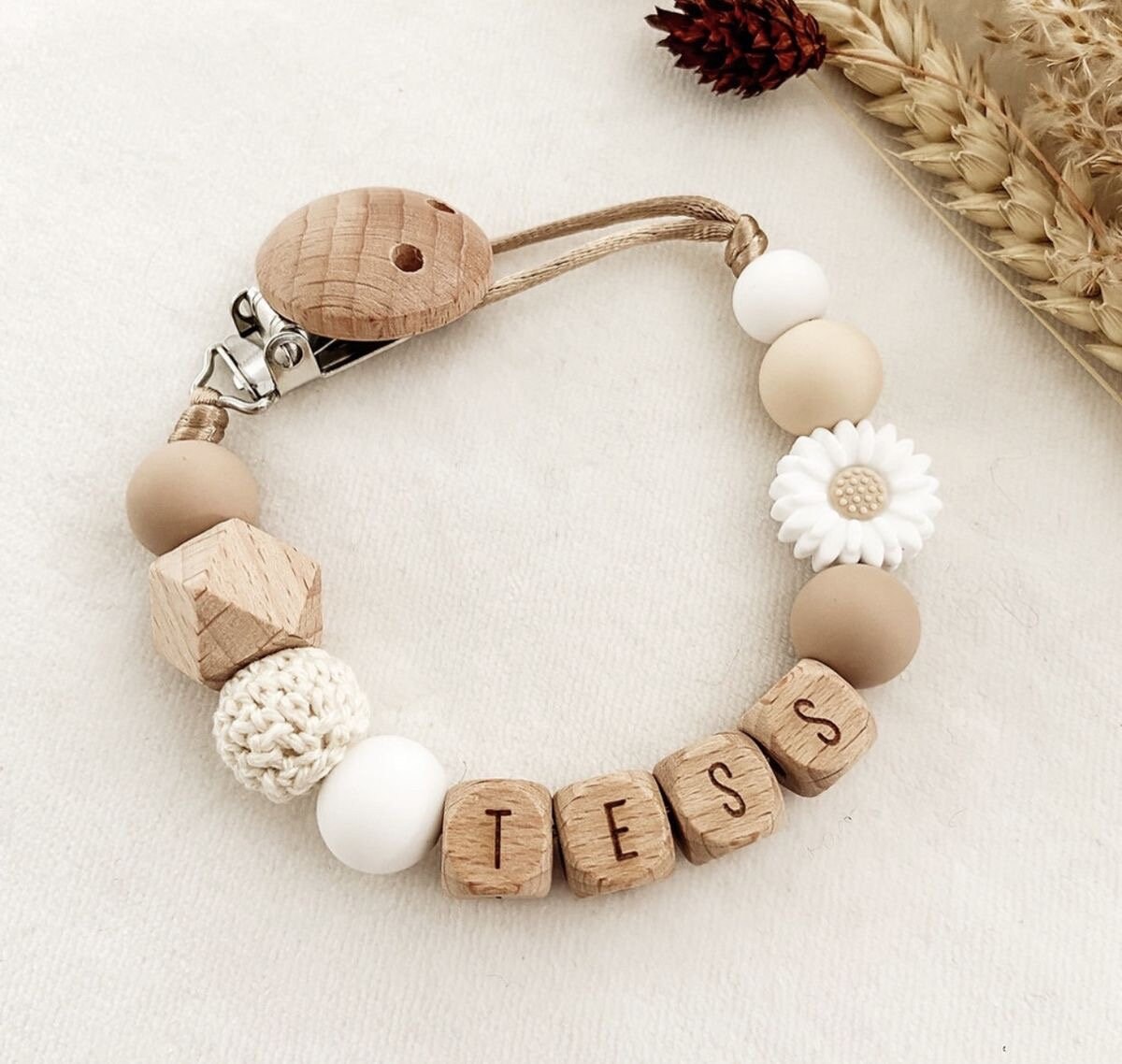 Schnullerkette Personalisierbar von Etsy - DSignedShop