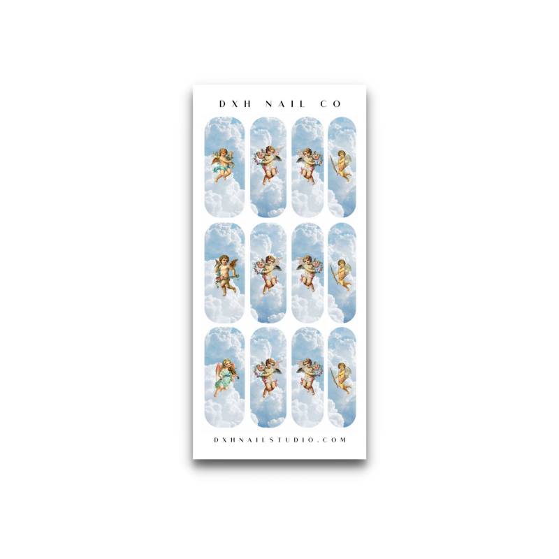 Angelic Cherub Nail Decals - Xl Wraps Wasserfolie Aufkleber Engel Art Trending Designs von Etsy - DXHNAILCO