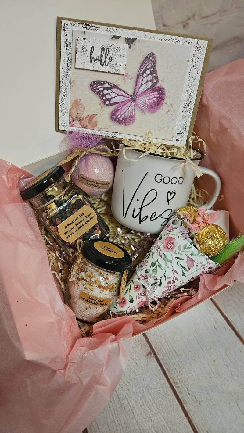 Handgemachte Wellness-Geschenkbox - Entspannungsgeschenke Für Jeden Anlass | Diy Spa Set Geschenk Freunde & Familie Geschenkset von Etsy - DagmarasCreations