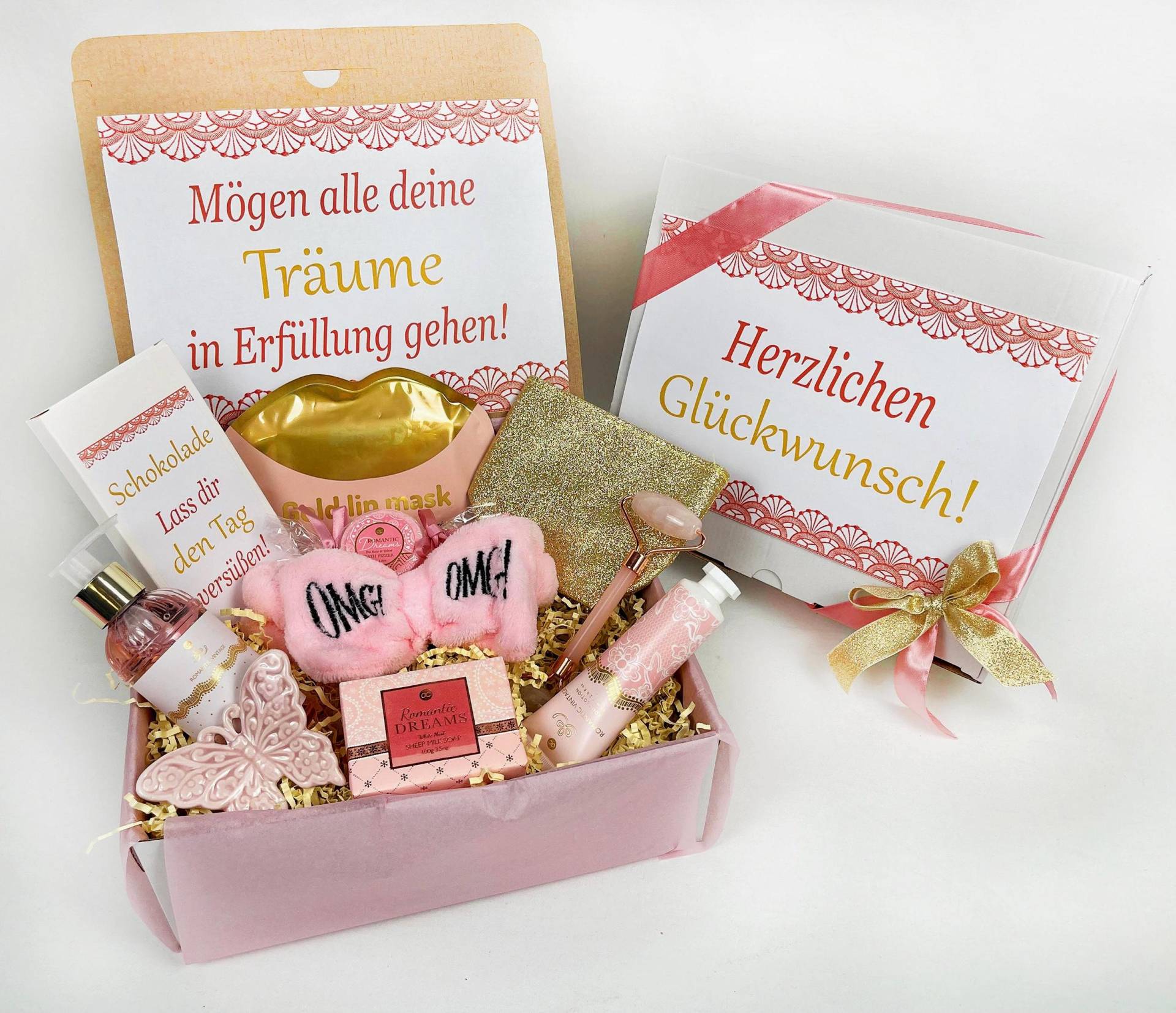 Geschenkbox "Rose Dreams", Wellness Geschenkbox, Beauty Box, Wohlfühlset Für Frauen, Geburtstag, Geschenk Frau von Etsy - DarDariBox