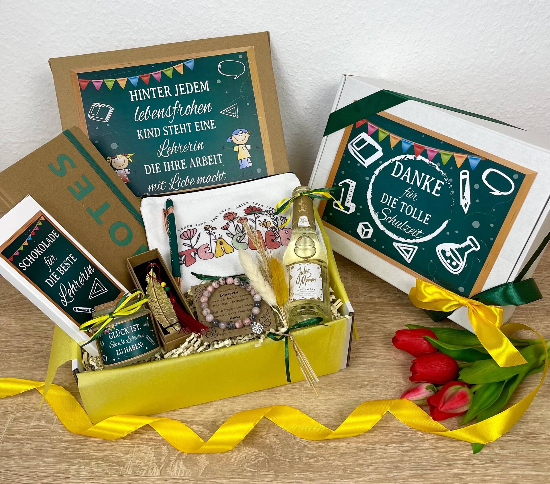 Lehrerin Geschenkbox "Beste Lehrerin", Abschied Schule, Personalisiert, Geschenkset, Abschiedsgeschenk, Geschenk Für Lehrerin, Lehrer Set von Etsy - DarDariBox