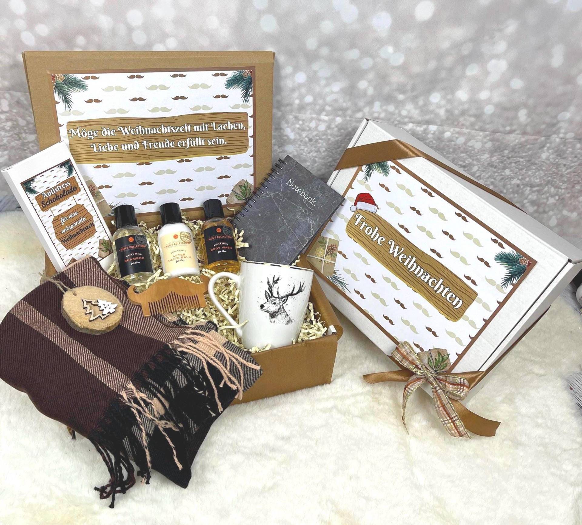 Weihnachtsgeschenk, Geschenkbox Für Männer "Gentleman's Wohlfühlbox", Geschenkkorb Mann, Geschenk Männer, Geschenkset Mann von Etsy - DarDariBox