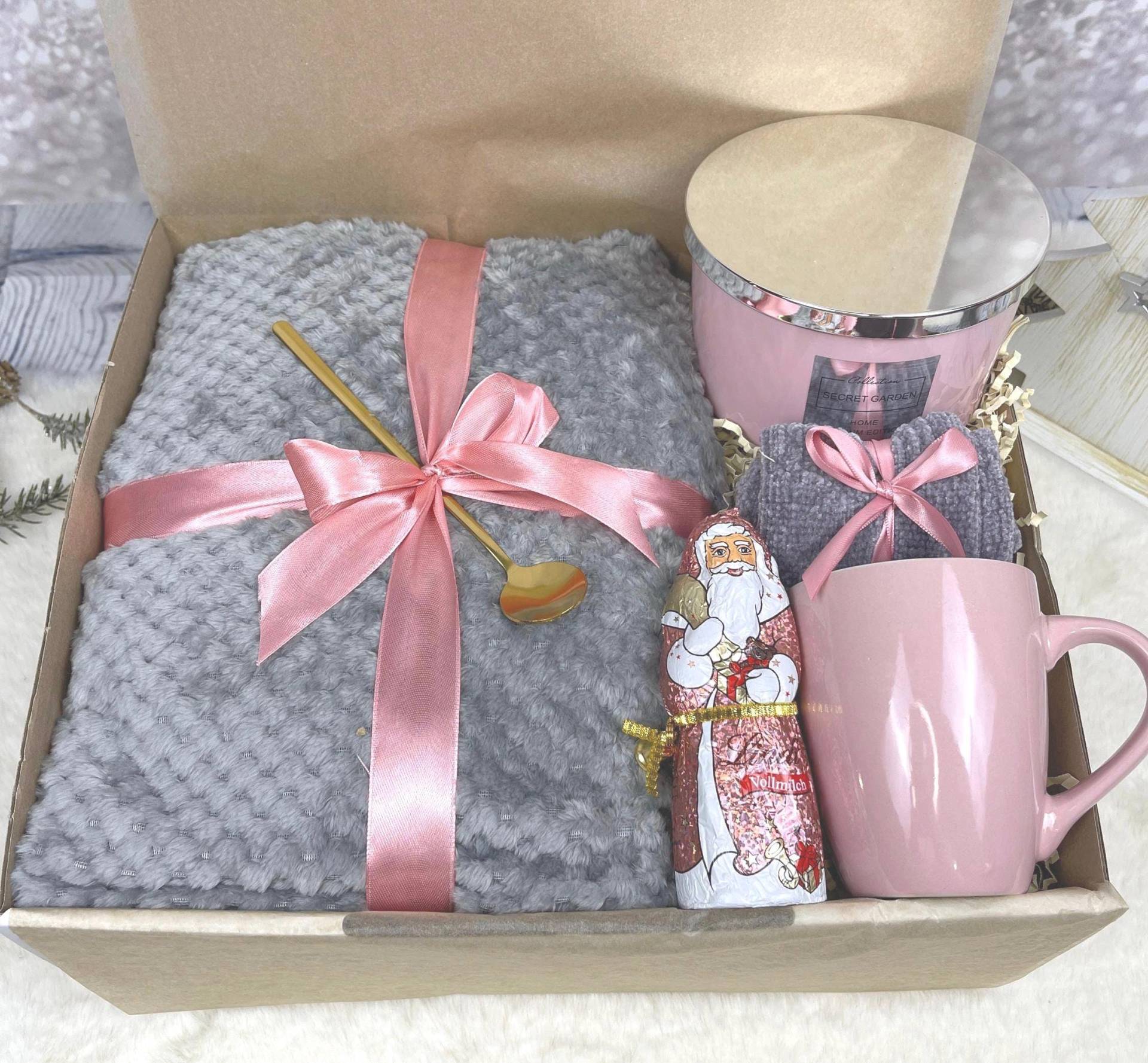 Weihnachtsgeschenk, Wohlfühlset, Winterset Für Fraueb, Personalisierte Karte, Geschenkset, Kuscheldecke, Geschenkbox, Duftkerze, Geschenk Rosa Weihnachtsgeschenk, Wohlfühlset, Winterset Für Fraueb, Personalisierte Karte, Geschenkset, Kuscheldecke, Geschenkbox, Duftkerze, Geschenk Rosa von Etsy - DarDariBox