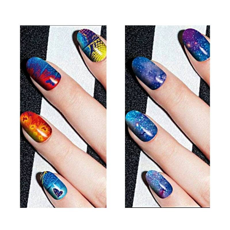 Duo Nail Wrap Art Sticker 2 Stück von Etsy - Decorsbellacreation