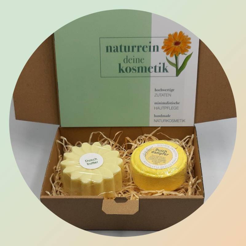 Naturkosmetik Geschenkbox Handgemacht Wellness Beauty Spa Hautpflege Duschbutter Duschdampfer Geschenk Frauen von Etsy - DeineNaturkosmetik