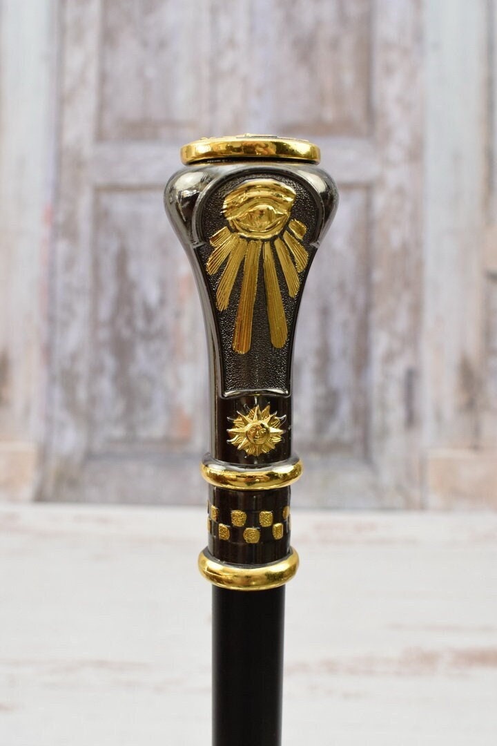 Freimaurer Illuminati Gehstock - Aus Aluminium Freimaurer Illuminati Gehstock - Aus Aluminium von Etsy - DekorStyle