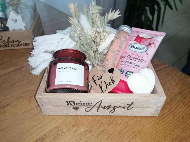 Geschenkebox Kleine Auszeit Für Frauen Mama Oma Etc von Etsy - DekoundTrend