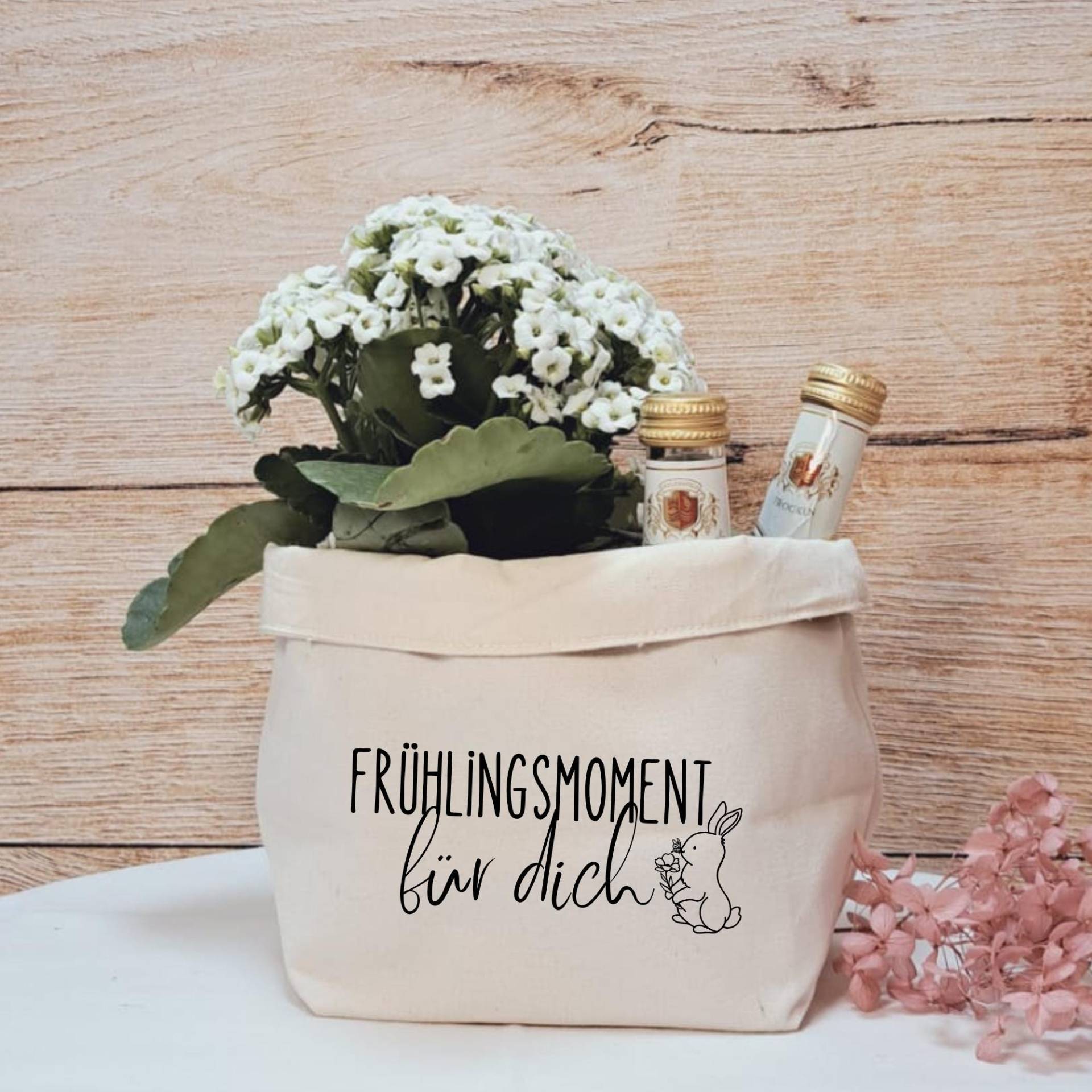 Geschenkkörbchen/ Geschenkkorb Zum Selbstbefüllen "Frühlingsmoment Für Dich" von Etsy - liiebevollverschenkt