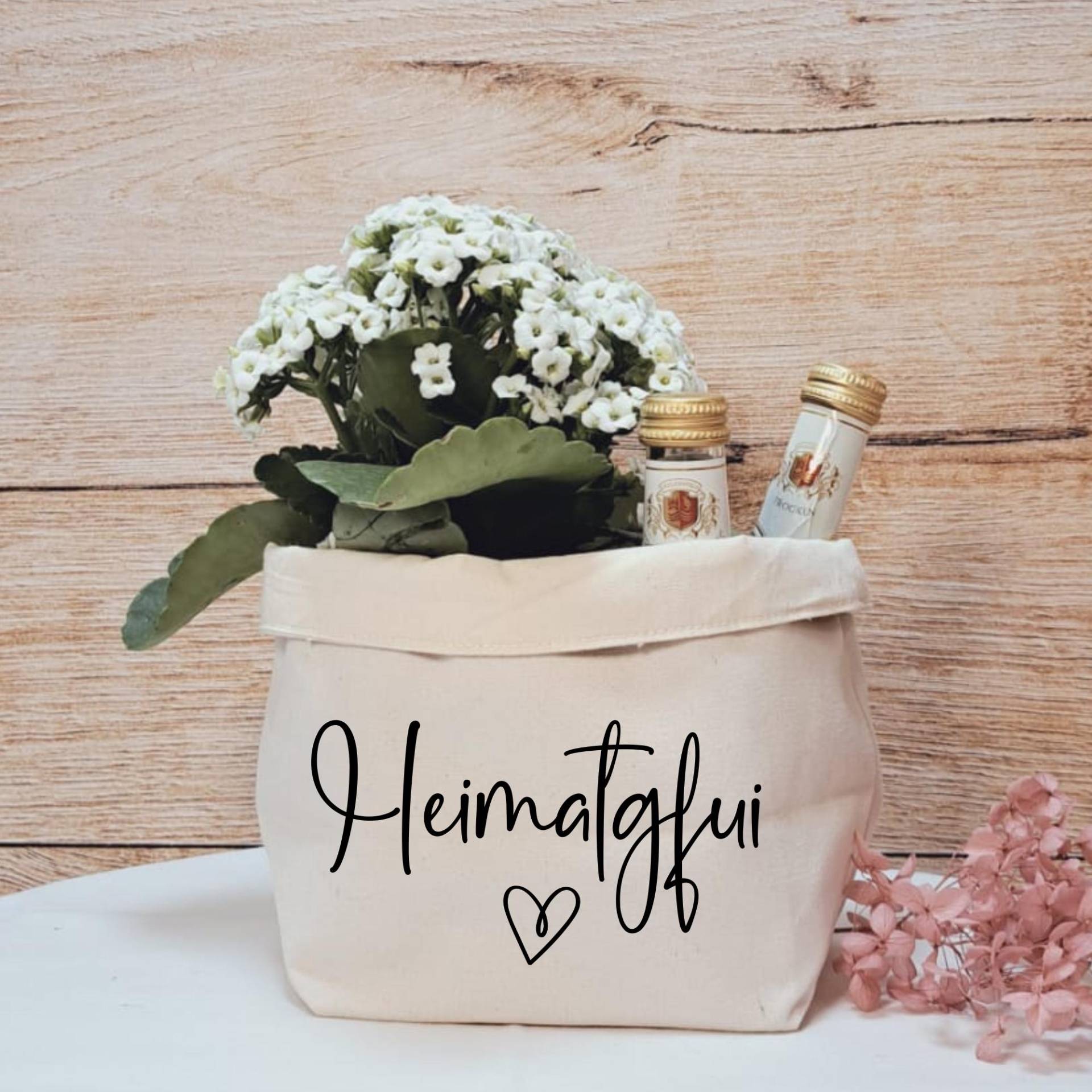 Geschenkkörbchen/Geschenkkorb Zum Selbstbefüllen "Heimatgfui" von Etsy - Dekozauberstueberl