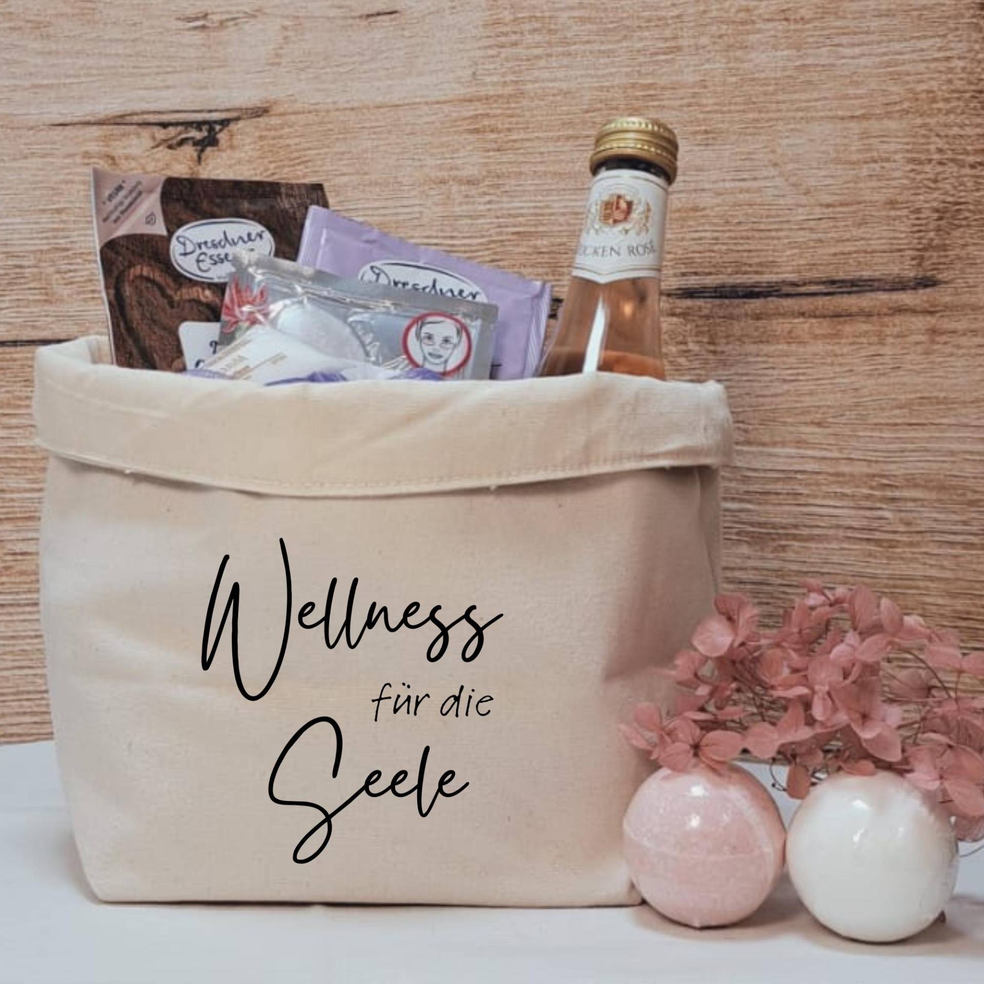 Geschenkkörbchen/Geschenkkorb Zum Selbstbefüllen "Wellness Für Die Seele" von Etsy - liiebevollverschenkt