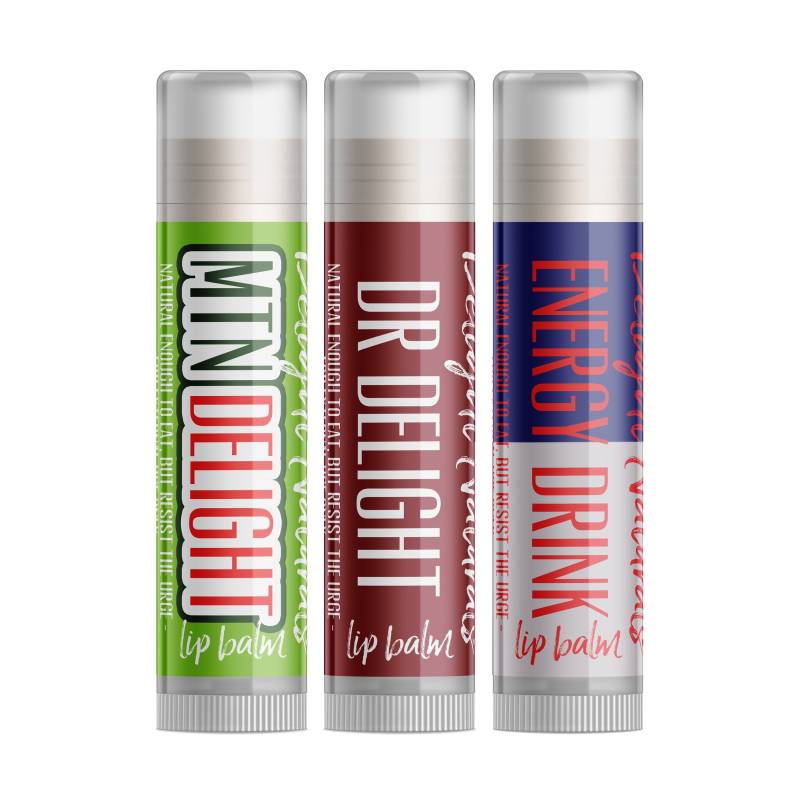 Delight Naturals Caffeine Rush Lippenbalsam Set von Etsy - DelightNaturals