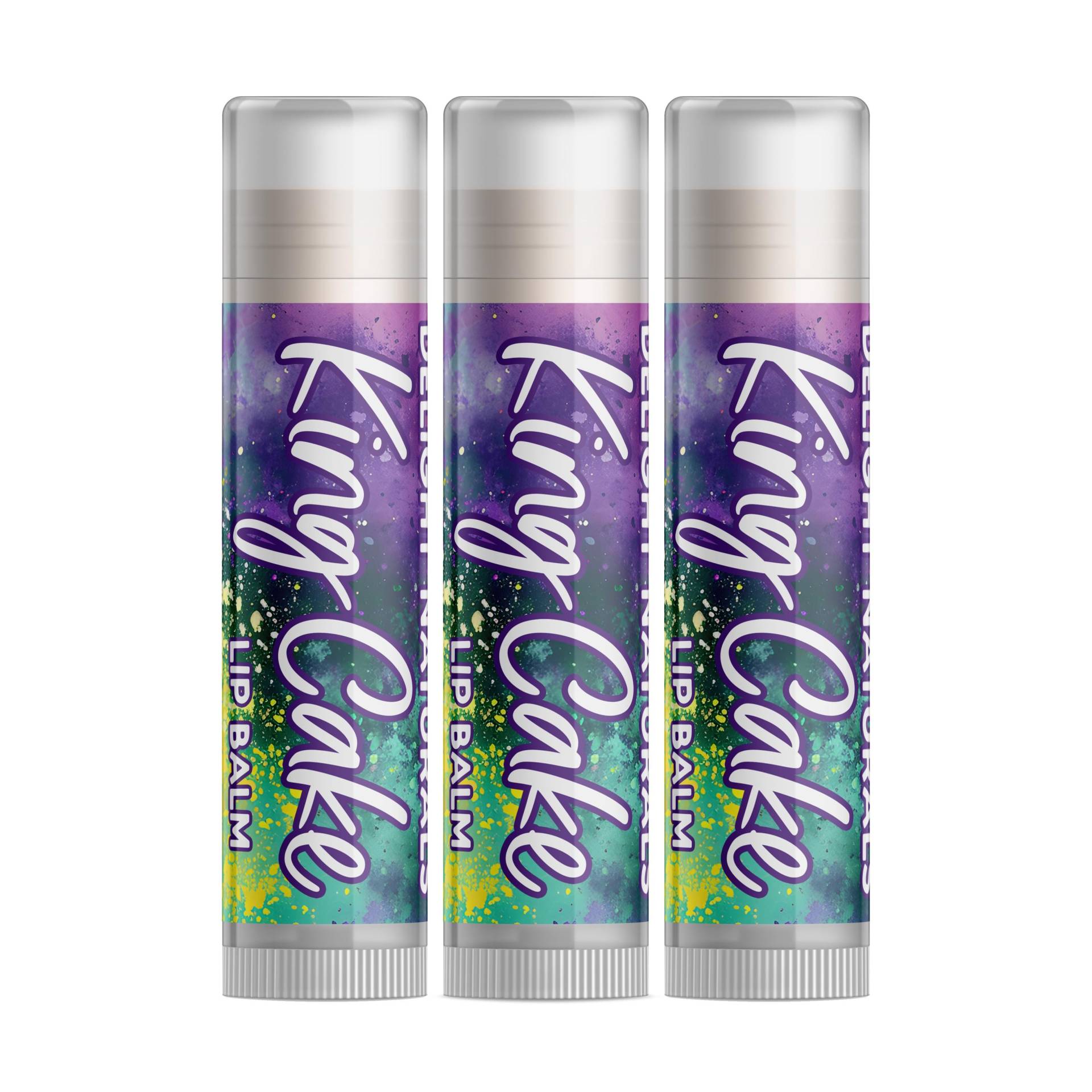 King Cake Lippenbalsam - Dreierpack von Etsy - DelightNaturals