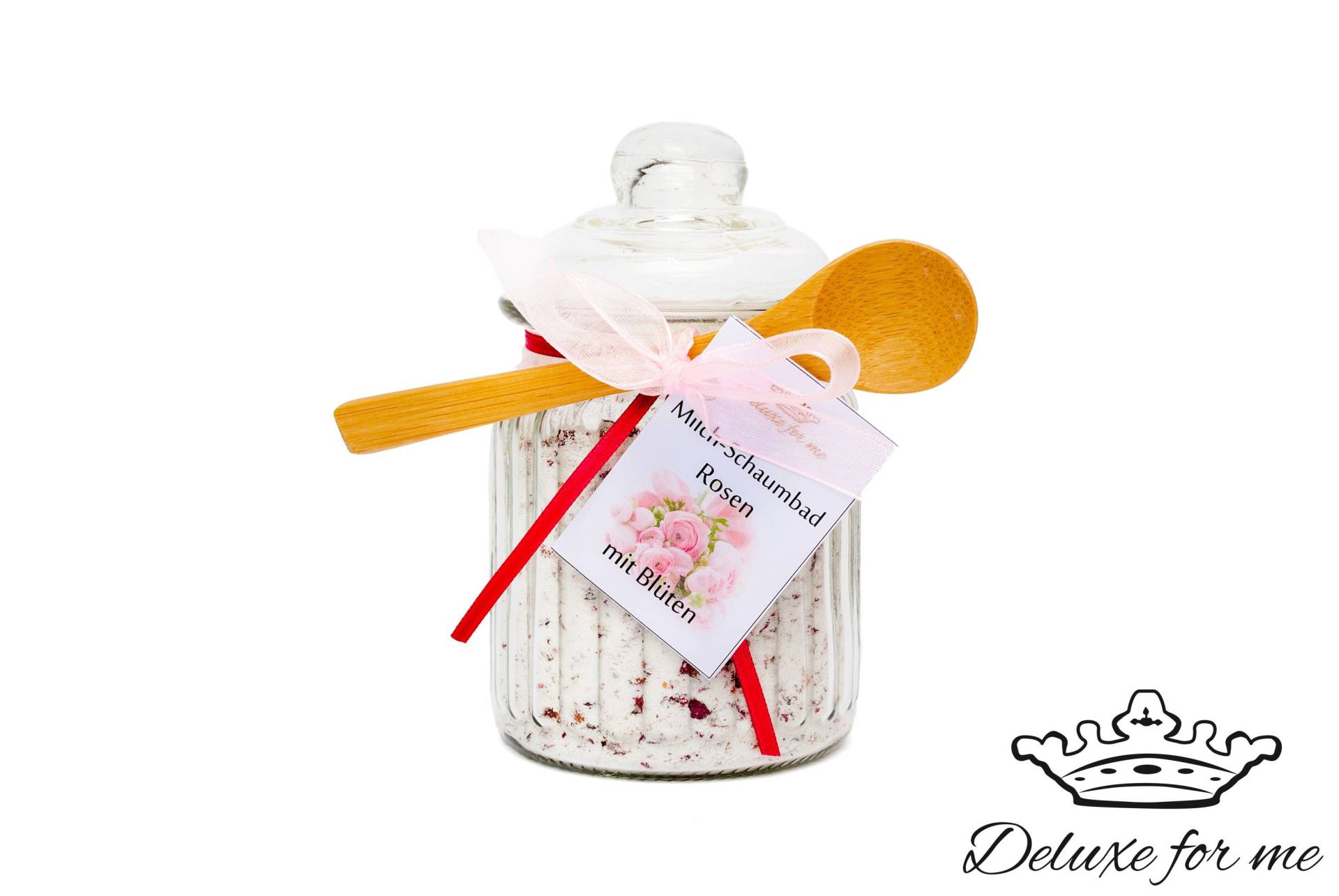 120.77Eur/1Kg Milch Schaumbad Rose von Etsy - Deluxeforme