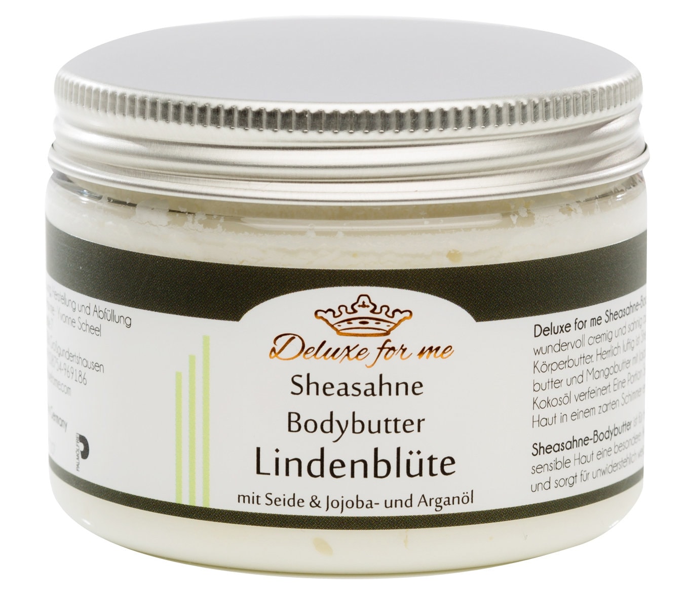 194.29Eur/1Kg Bodybutter - Sheasahne Lindenblüte von Etsy - Deluxeforme