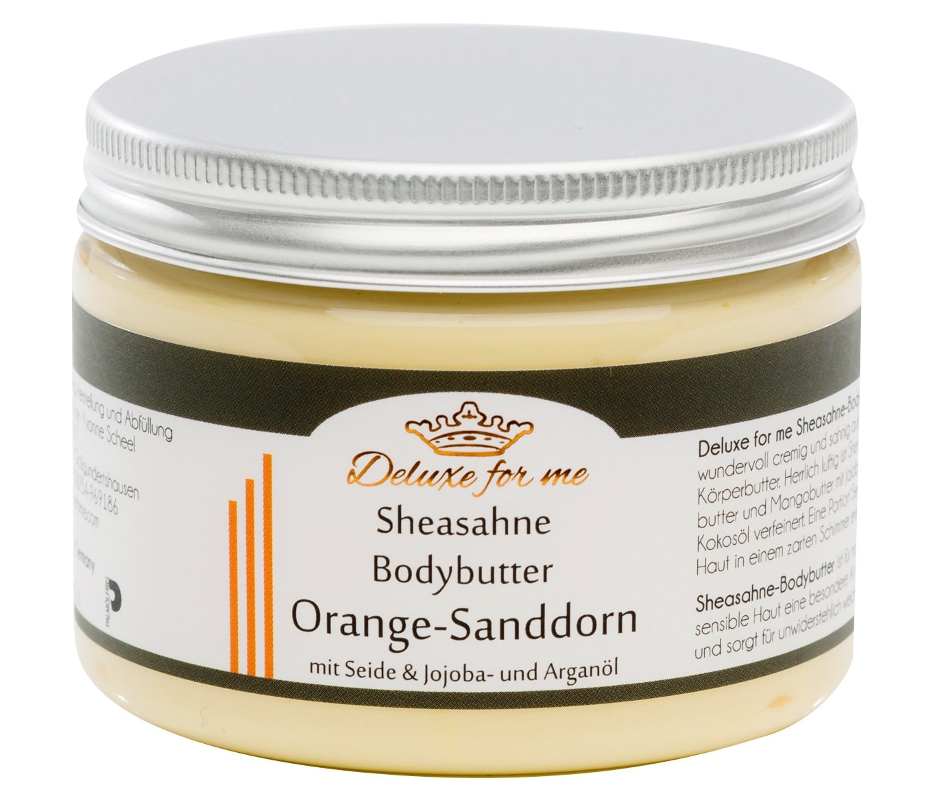 194.29Eur/1Kg Bodybutter - Sheasahne Orange Mit Sanddorn von Etsy - Deluxeforme