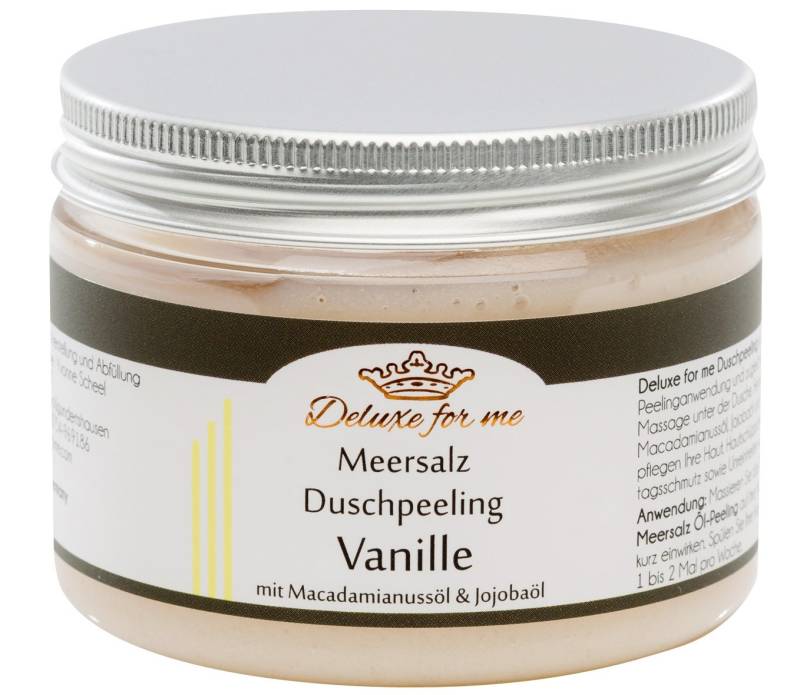 61.76Eur/1Kg Duschpeeling Vanille Duschmousse Meersalz von Etsy - Deluxeforme