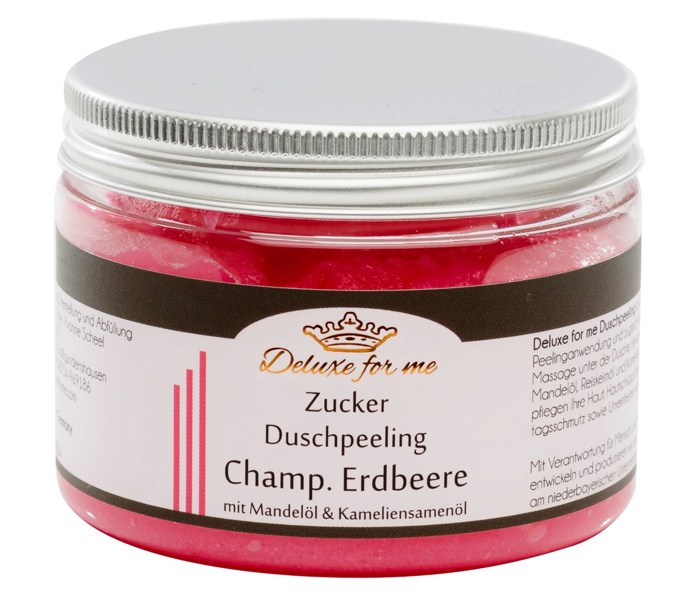 70.-Eur/1Kg Duschpeeling Champ. Erdbeere Duschmousse Zucker von Etsy - Deluxeforme