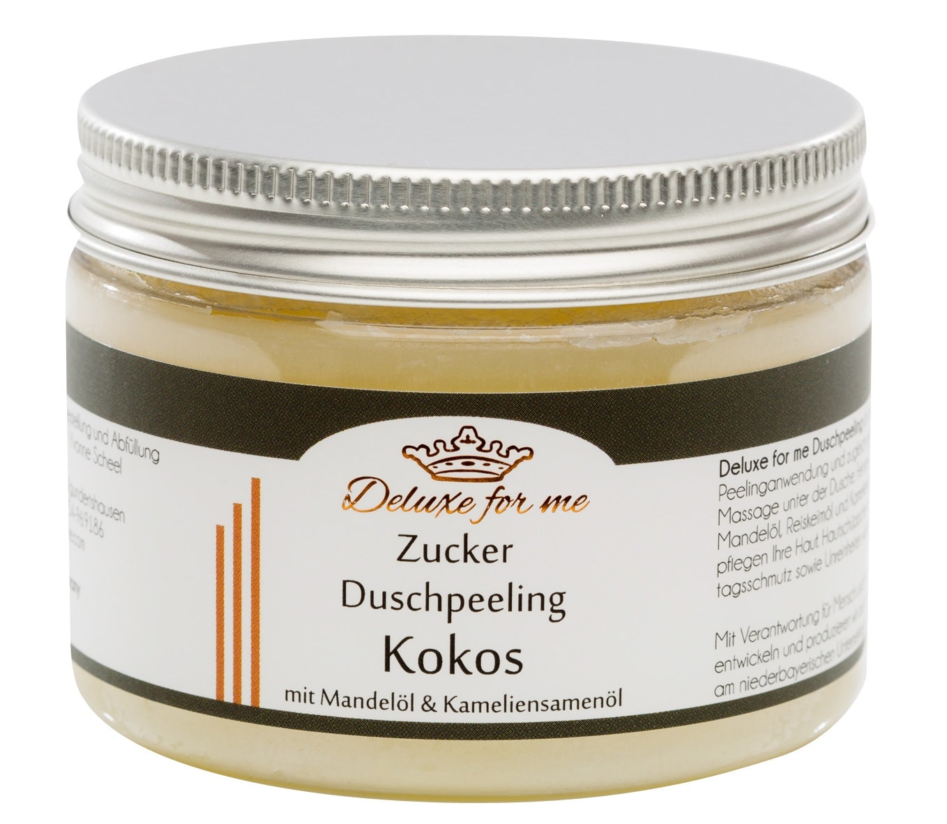 70.-Eur/1Kg Duschpeeling Kokos Duschmousse Zucker von Etsy - Deluxeforme