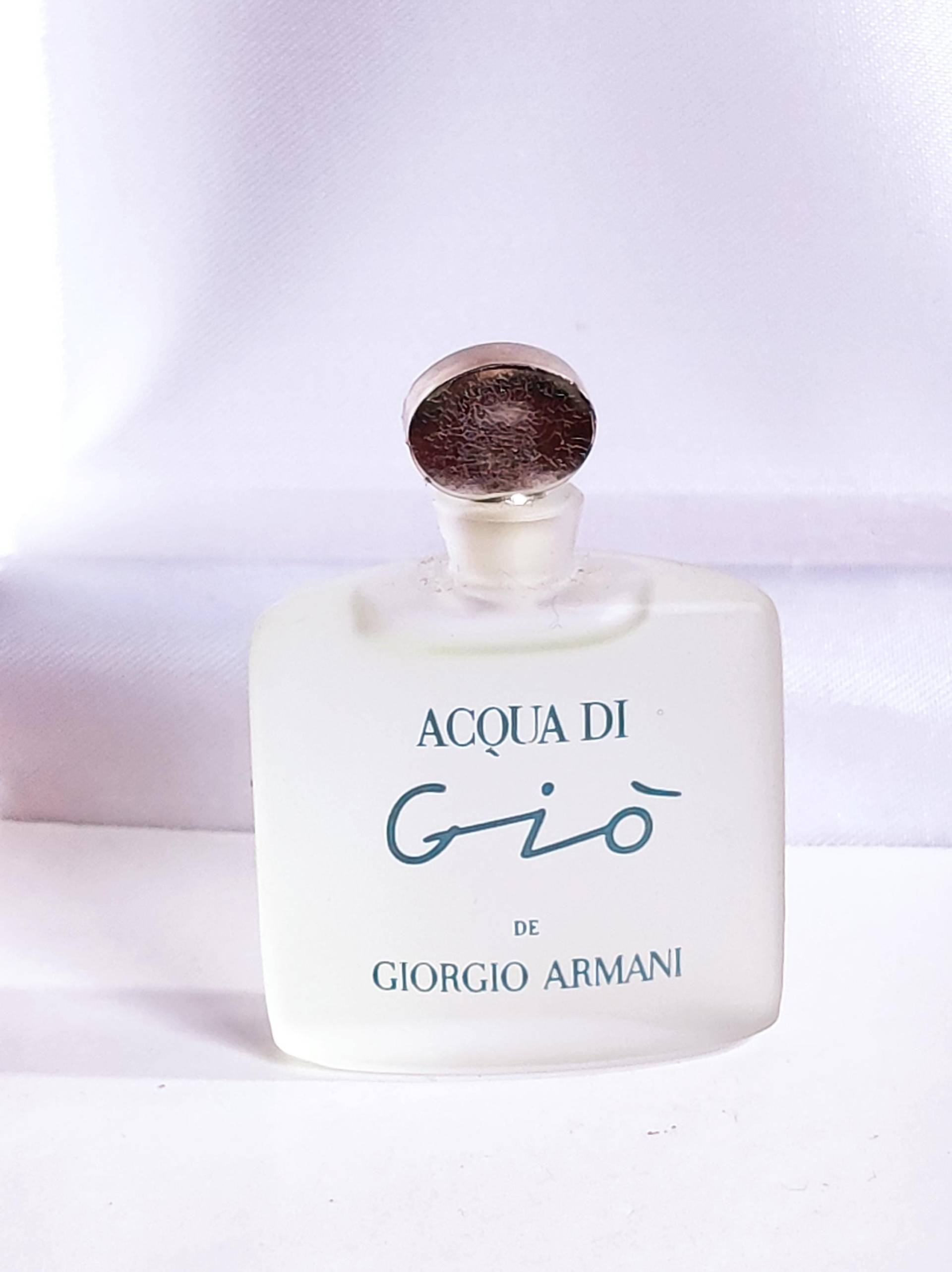 Aqua Di Gio Armani | Eau De Toilette Miniatur Parfum Reisegröße 5 Ml Vintage 1990Er Jahre von Etsy - DerAusstatter