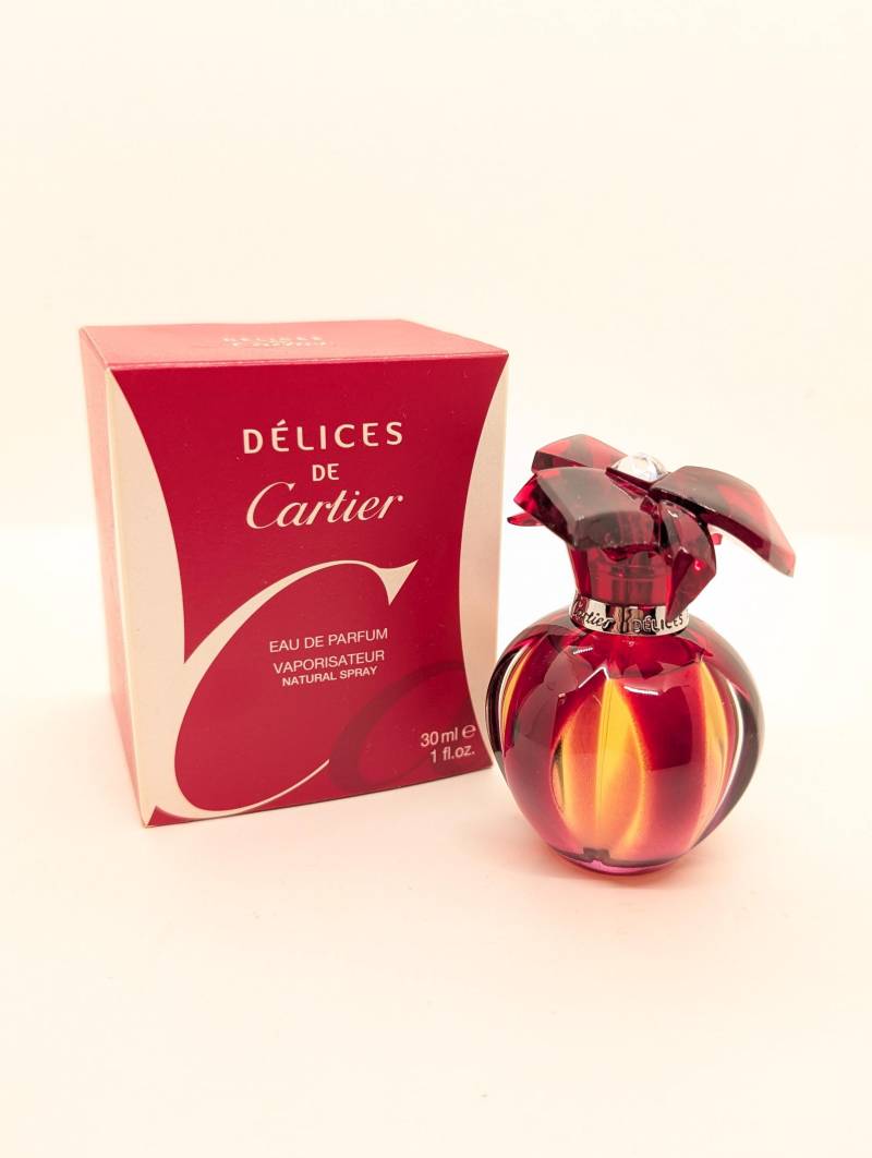 Delices De Cartier | 30 Ml Eau Parfum Spray Vintage Mit Box von Etsy - DerAusstatter