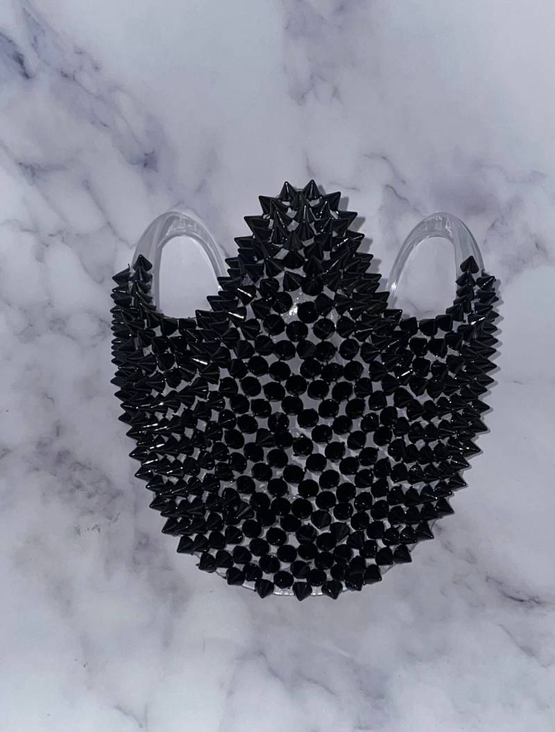 Schwarze All Spiked Gesichtsmaske | Pc Nasen & Mund Bedeckung Unisex Cosplay Mundschutz von Etsy - DesignsByJMoB