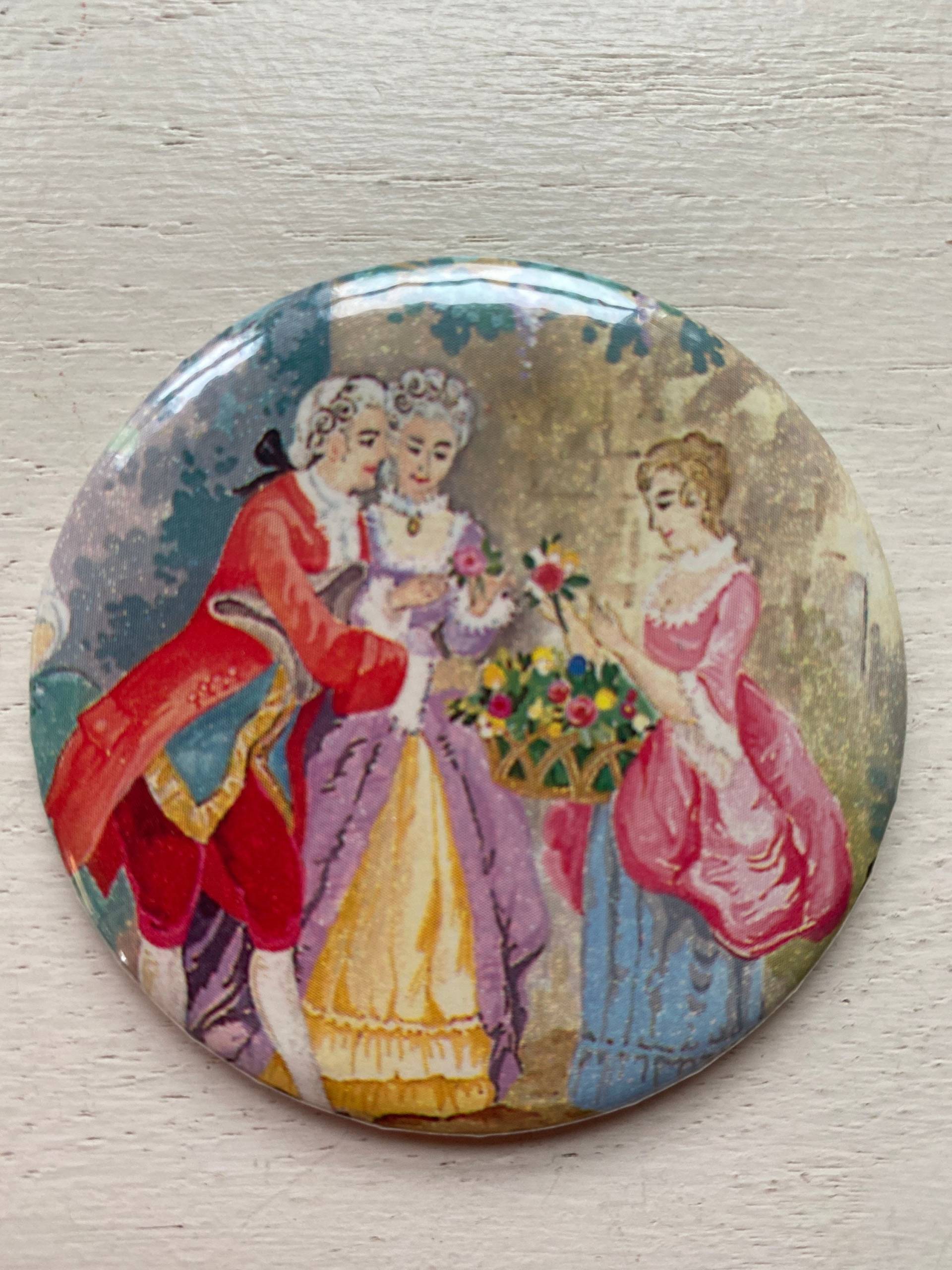 Taschenspiegel Spiegel Button Weihnachtsgeschenk Kalenderfüllung Adventskalender Pocket Mirror von Etsy - DieAltePosthalterei