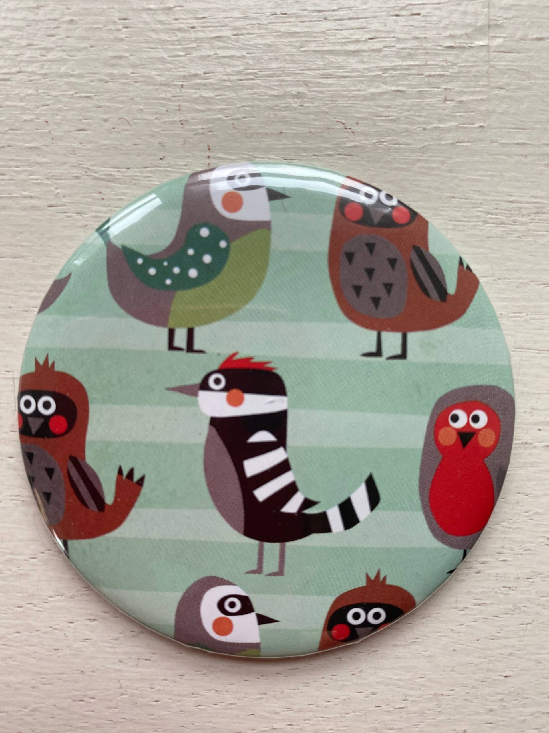 Taschenspiegel Spiegel Button Weihnachtsgeschenk Kalenderfüllung Adventskalender Pocket Mirror von Etsy - DieAltePosthalterei