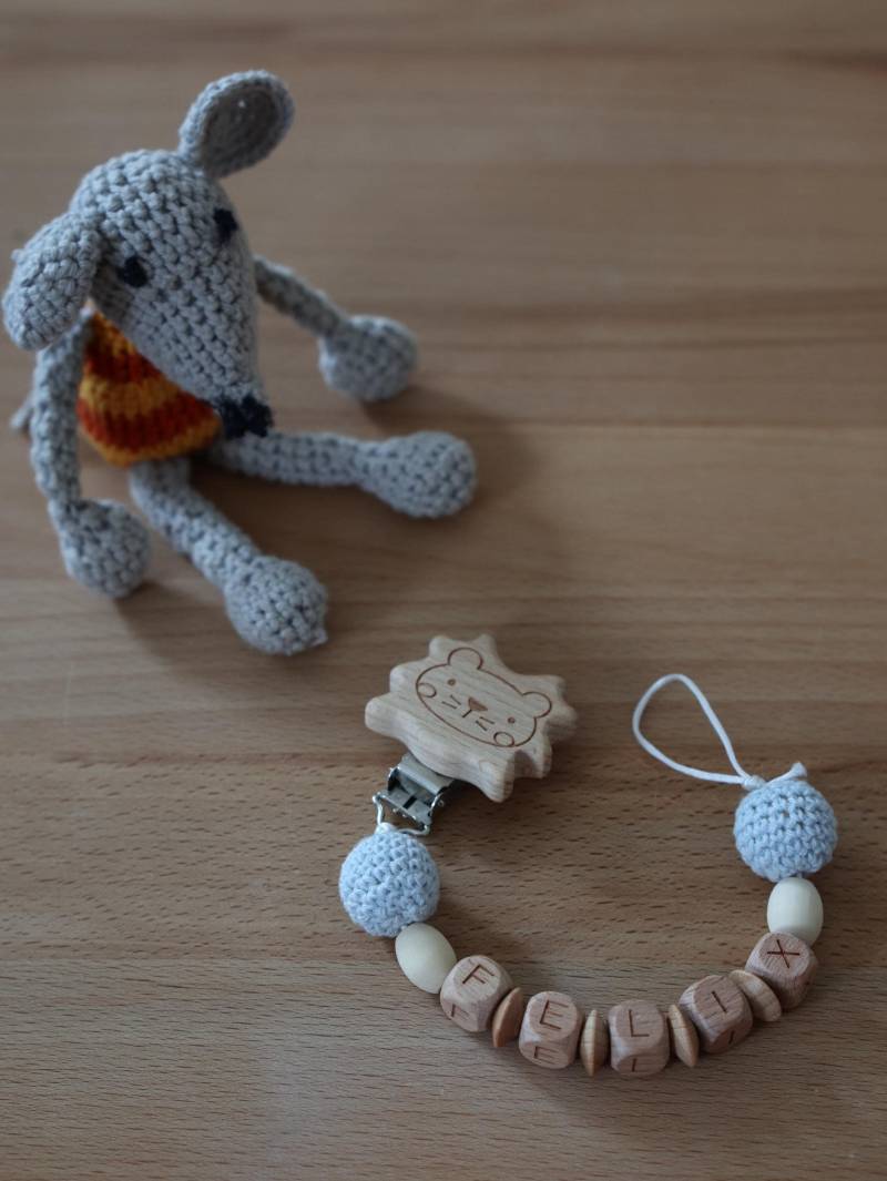 Einzigartige Schnullerkette Personalisiert Mit Namen, Schönes Geschenk Zur Babyparty, Geburt Oder Taufe von Etsy - DieRappelkiste