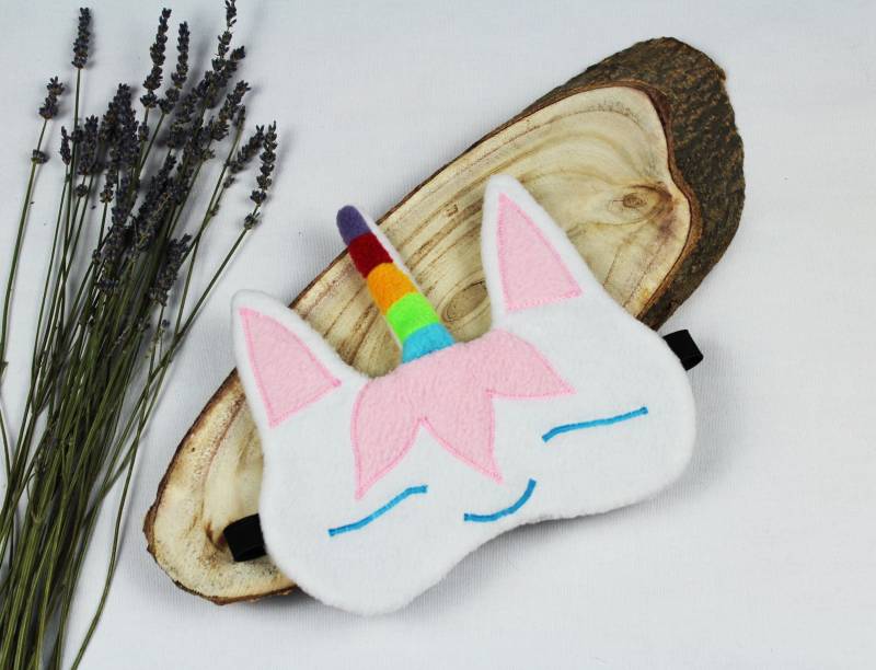 Schlafmaske, Schlafbrille Einhorn Unicorn Frauen Kinder Reise-Zubehör Reise-Accessoire Spa-Maske Augenbinde von Etsy - DieSchnukkis