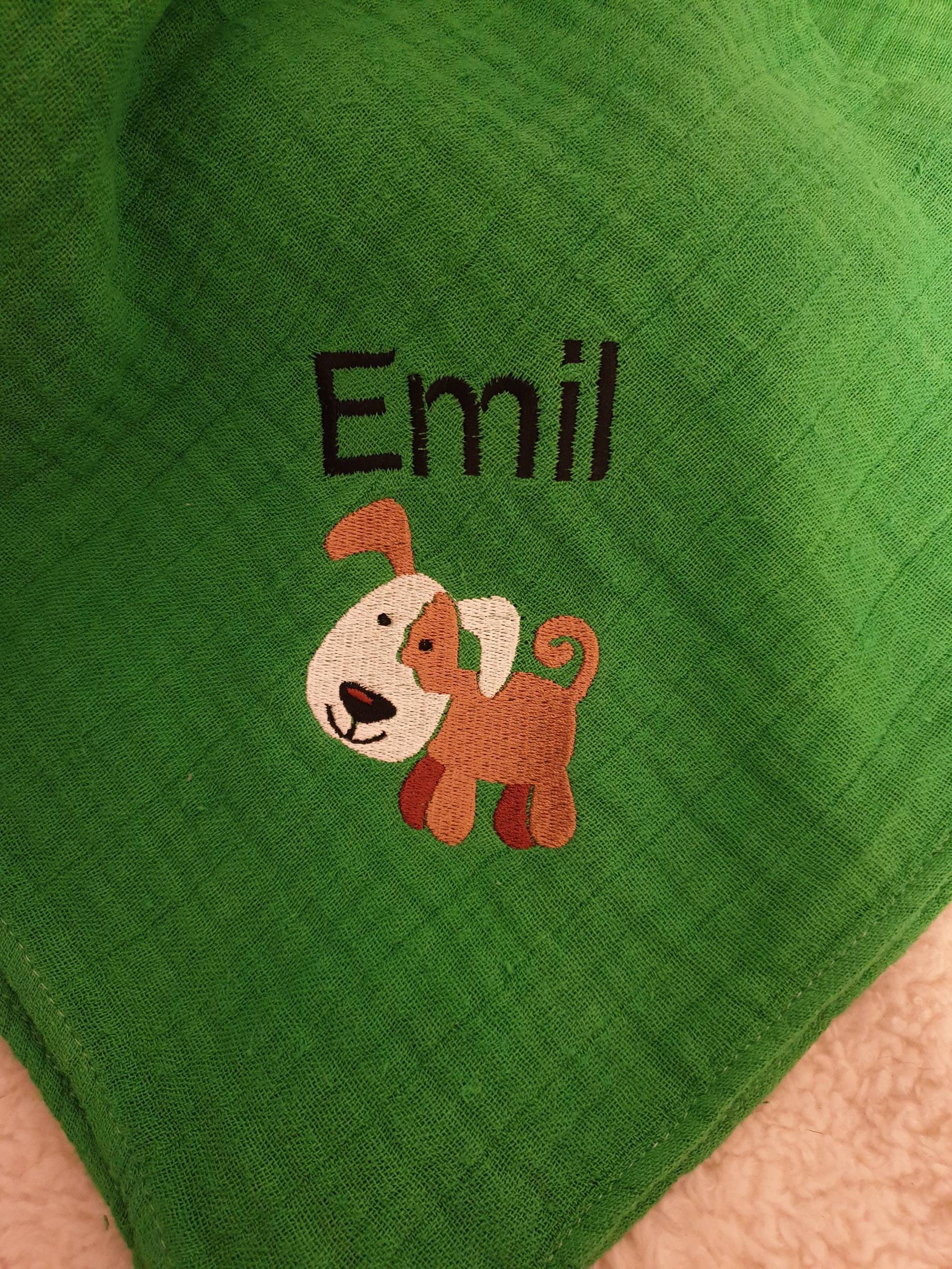 Mullwindel Spucktuch Hund Grün Mit Namen W301 Mullwindel Spucktuch Hund Grün Mit Namen W301 von Etsy - DieWichtelstickerei