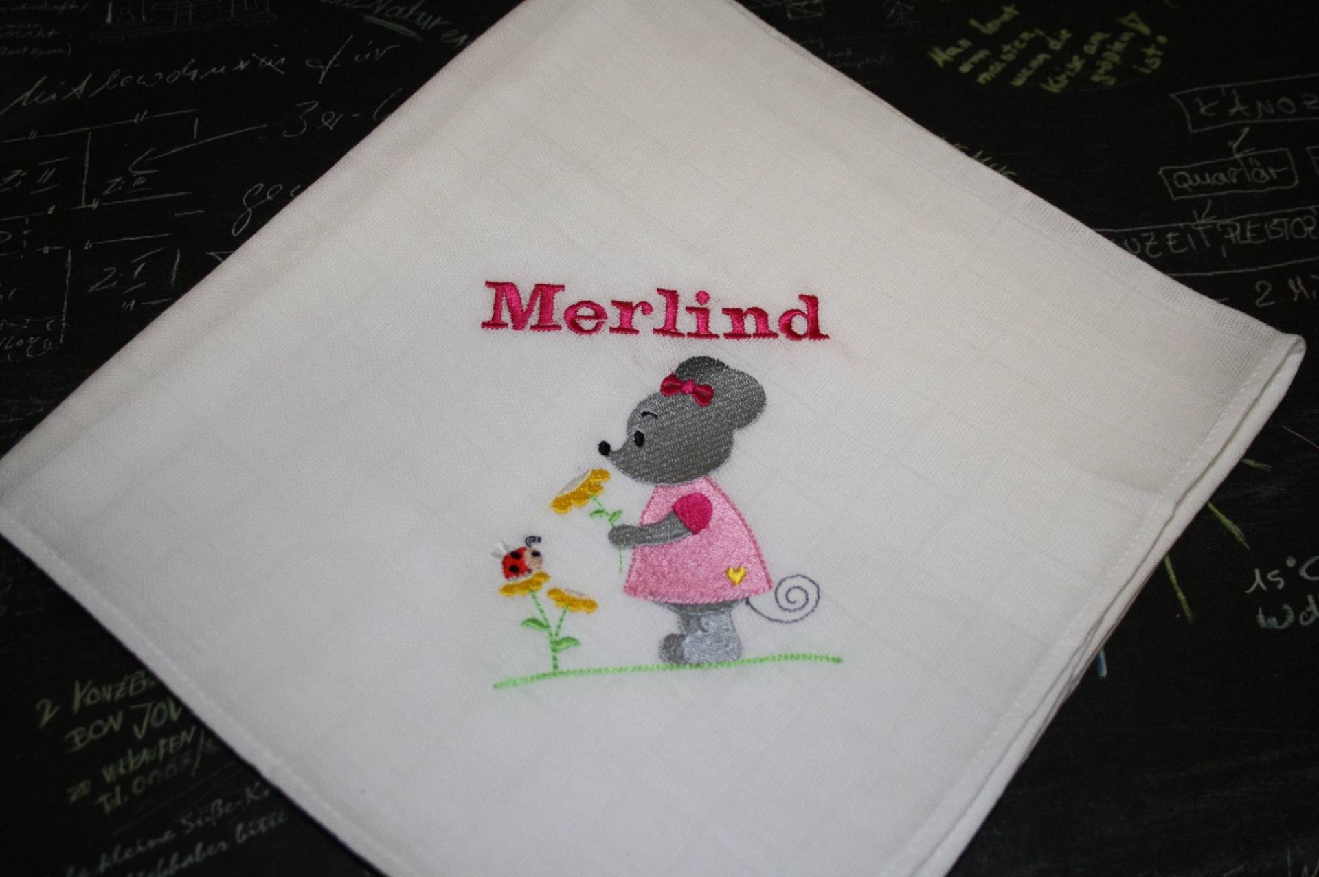Mullwindel Spucktuch Maus Mäuschen #1 Mit Namen W302 Mullwindel Spucktuch Maus Mäuschen #1 Mit Namen W302 von Etsy - DieWichtelstickerei