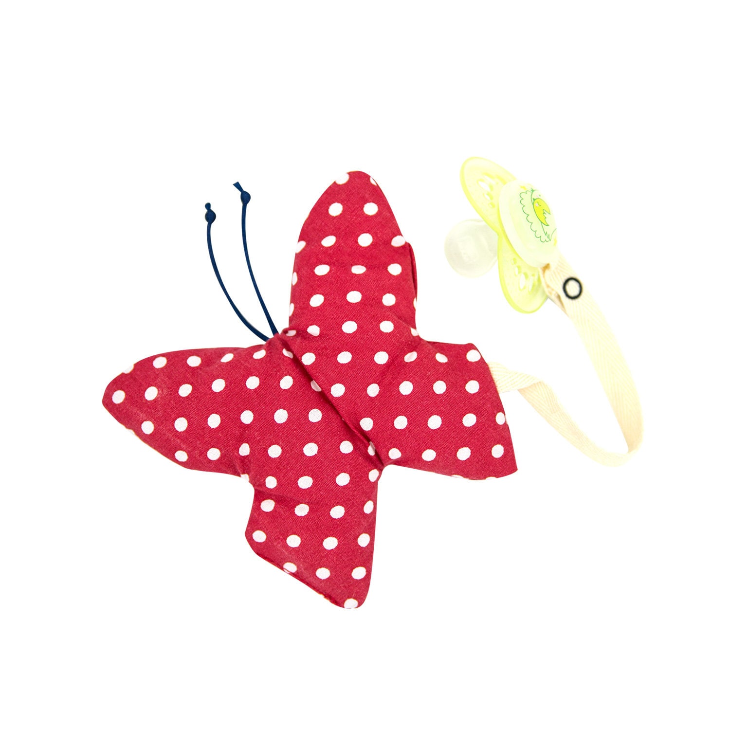 Schnullerkette "Schmetterling" Aus Bio-Baumwolle Rot Schnullerband." Schnullerkette "Schmetterling" Aus Bio-Baumwolle Rot Schnullerband." von Etsy - DogsLoveCatsMUC