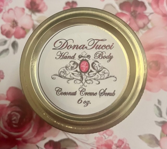 Dona Tucci Bio Kokosnuss Creme Zuckerpeeling 100G von Etsy - DonaTucci