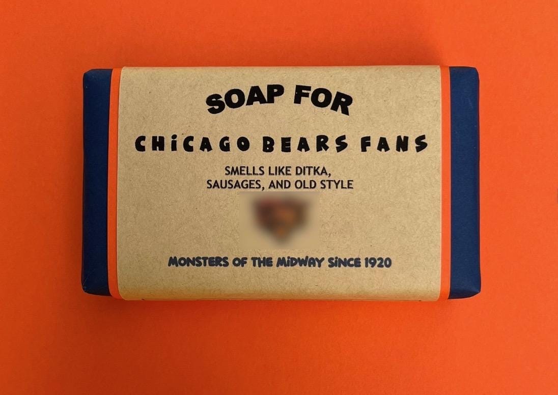 Chicago Bears Geschenk - Soap Lustiges Einzigartiges Personalisiertes Geschenk, Um Bärenfan Zu Feiern von Etsy - DopeSoapzz