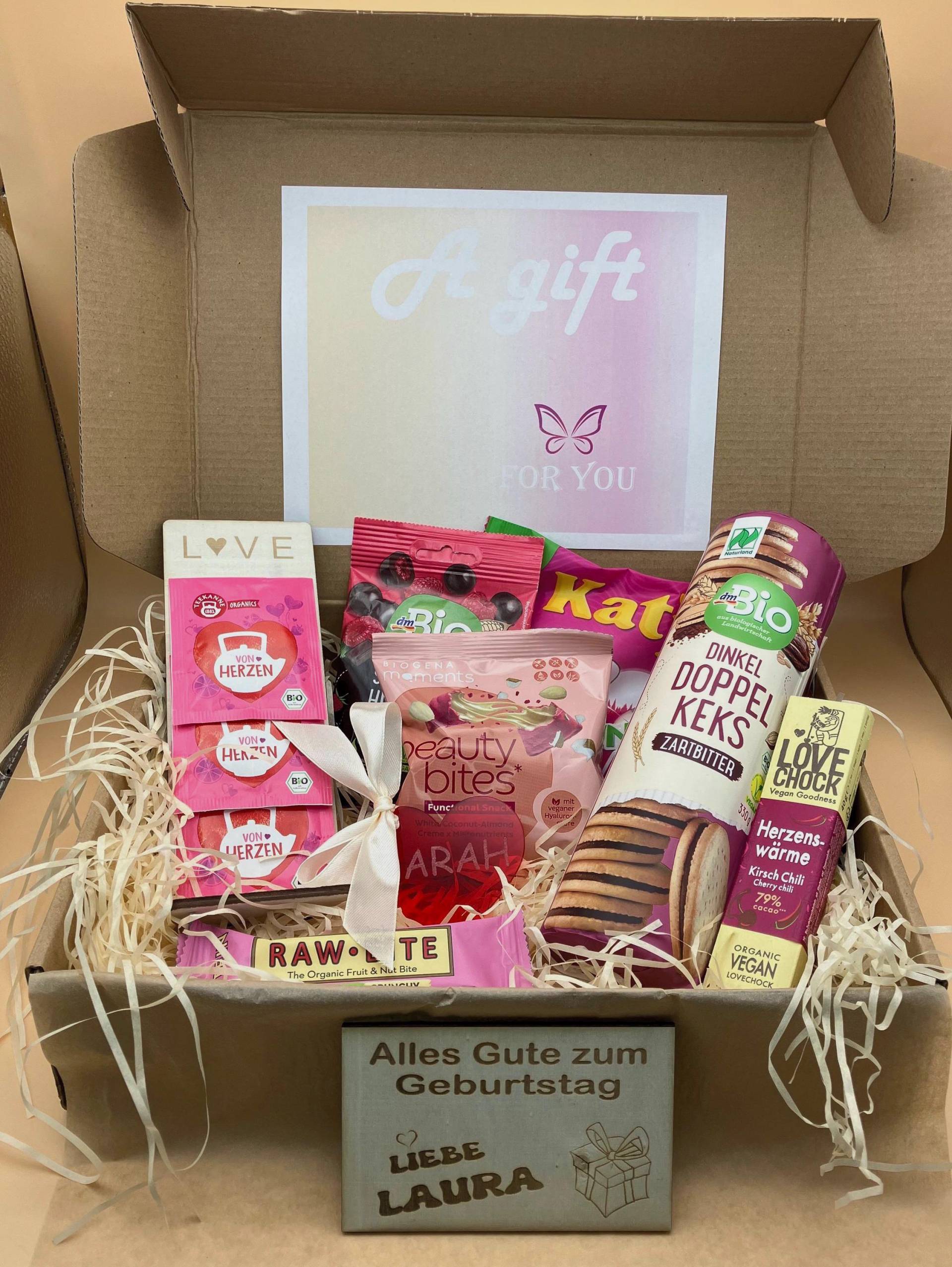 Vegane Schokolade, Geburtstagsgeschenk Box Mit Milchfreien Bio Süßigkeiten Für Mamas Oder Vegane Freunde von Etsy - DorisOsterreich